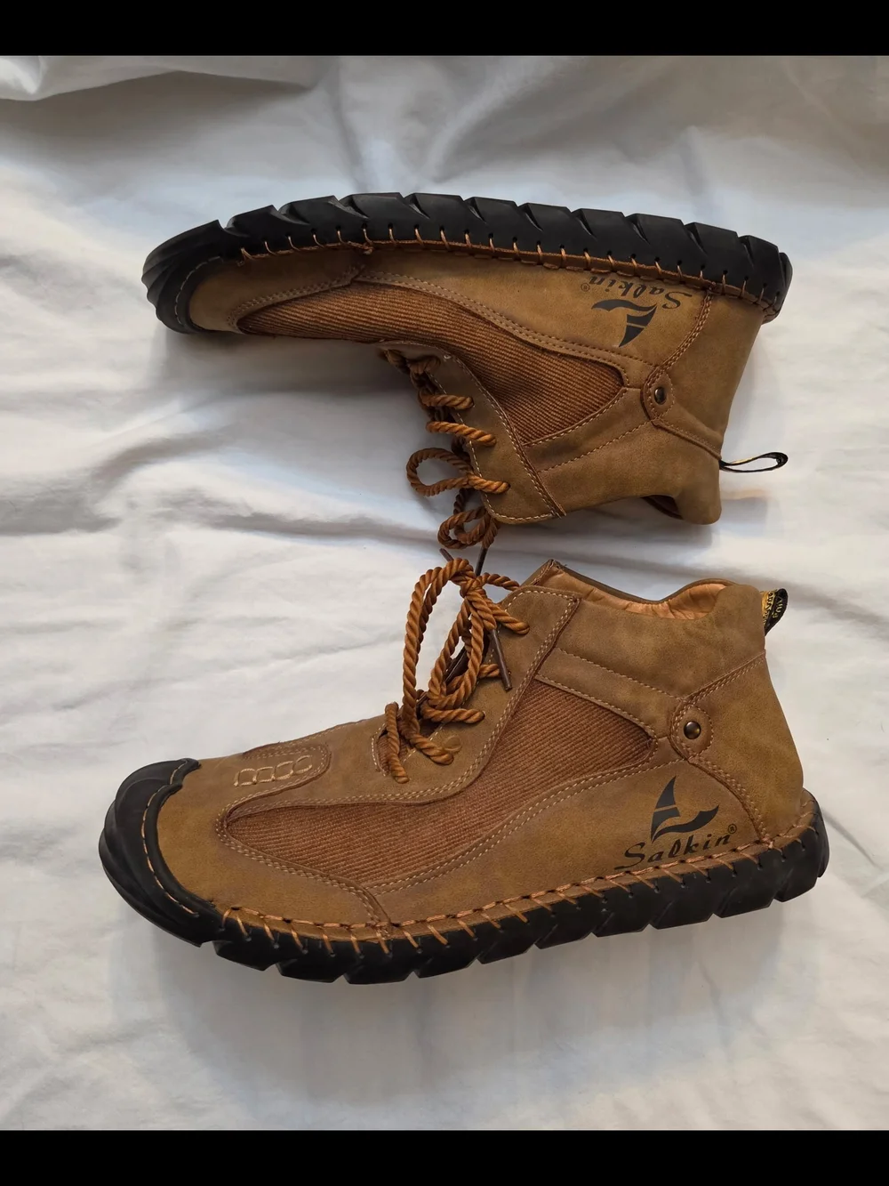 Men's Tan Brown Chukka Boots - Casual Lace-Up Comfort